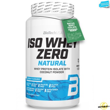 Biotech Usa Iso Whey Zero Natural - 908 gr PROTEINE