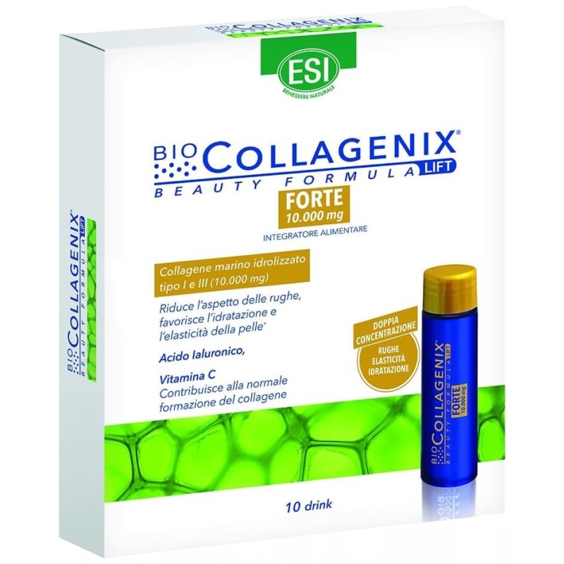 Esi Biocollagenix Forte 10.000 - 10 drink da 30 ml BENESSERE-SALUTE