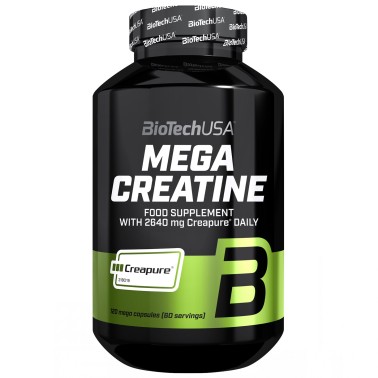 Biotech Usa Mega Creatine Creapure - 120 caps CREATINA