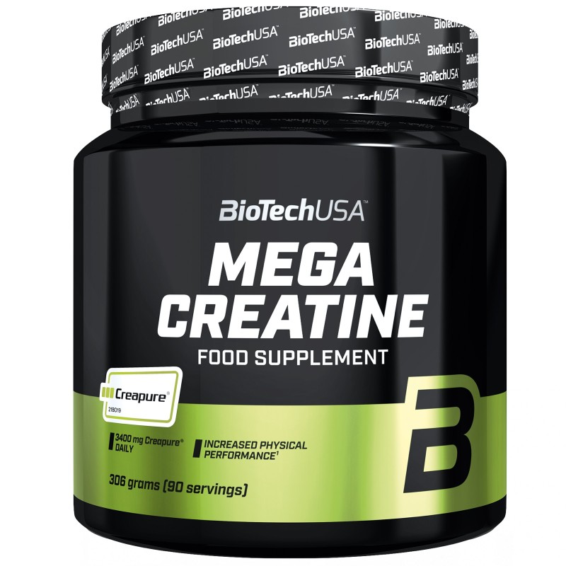 Biotech Usa Mega Creatine Powder Creapure - 306 gr CREATINA