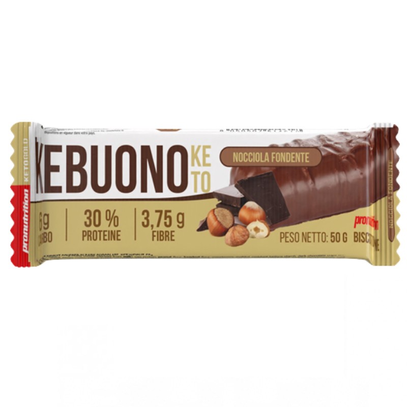 Pronutrition Kebuono Nocciola Fondente - 1 biscottone da 50 gr AVENE - ALIMENTI PROTEICI