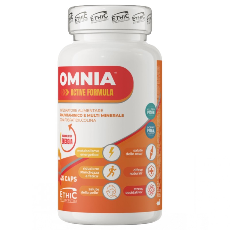 ETHIC SPORT OMNIA Active Formula 45 caps Integratore di vitamine e minerali VITAMINE