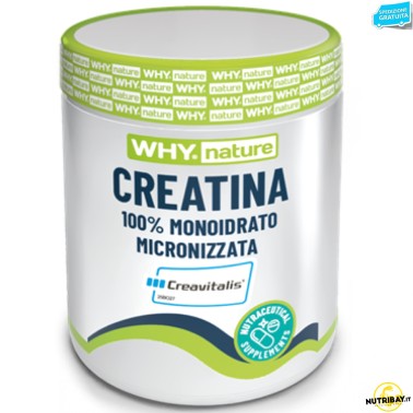 Why Nature Creatina 100% Monoidrato Micronizzata Creavitalis - 200 gr CREATINA