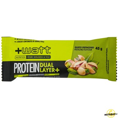 +Watt Protein Dual Layer+ - 1 barretta da 45 gr BARRETTE ENERGETICHE