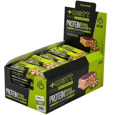 +Watt Protein Dual Layer+ - 24 barrette da 45 gr BARRETTE ENERGETICHE