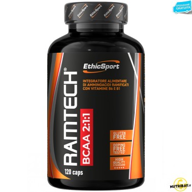 ETHIC SPORT RAMTECH BCAA 2:1:1 120 caps AMINOACIDI BCAA