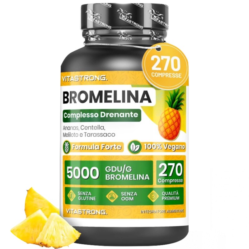 Vitastrong Bromelina Complex - 270 cpr DRENANTI