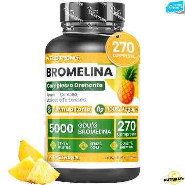 Vitastrong Bromelina Complex - 270 cpr DRENANTI
