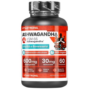 Vitastrong Ashwagandha KSM-66 - 60 cpr TONICI