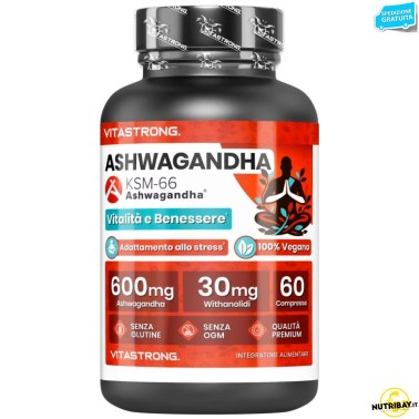 Vitastrong Ashwagandha KSM-66 - 60 cpr TONICI