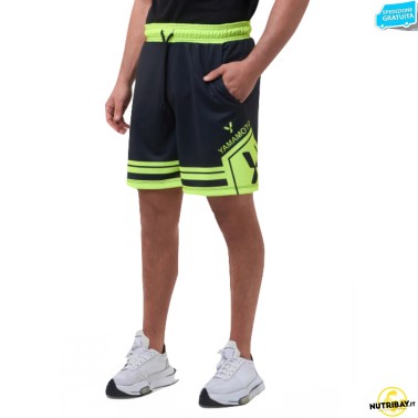 Yamamoto Shorts Basket - Shorts Nero ABBIGLIAMENTO