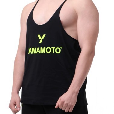 Yamamoto Old School Tank Top - Canotta classica nera ABBIGLIAMENTO