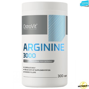 OstroVit Arginina 3000 - 300 caps ARGININA