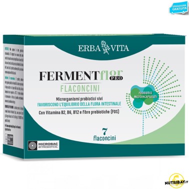 Erba Vita FermentFlor PRO Flaconcini - 7 flaconcini da 10 ml RIMEDI NATURALI