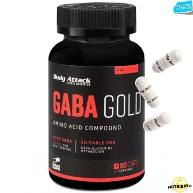 Body Attack Gaba Gold - 80 caps TONICI