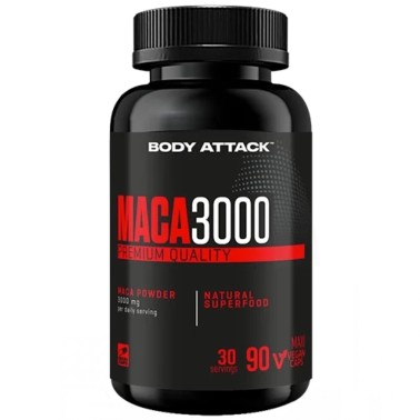 Body Attack Maca 3000 - 90 caps TONICI