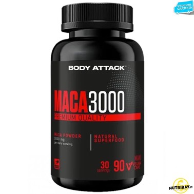 Body Attack Maca 3000 - 90 caps TONICI