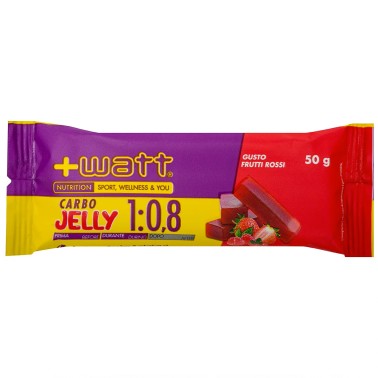 +Watt Carbo Jelly 1:0,8 - 1 barretta da 50 gr BARRETTE ENERGETICHE