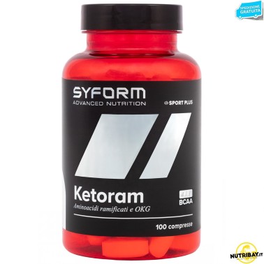 SYFORM Ketoram BCAA 4:1:1 100 compresse AMINOACIDI 3.1.2 - 4.1.1 - 10.1.1 - 12.1.1