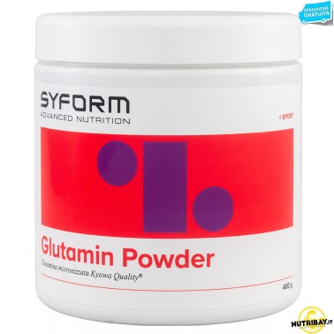 SYFORM ADVANCED NUTRITION GLUTAMIN POWDER 400 gr Kyowa GLUTAMMINA