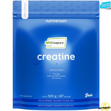 Nutriversum Basic Creatine Creapure - 500 gr CREATINA