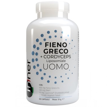 Inner Fieno Greco + Cordyceps Liposomiale Uomo - 60 caps TONICI