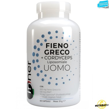 Inner Fieno Greco + Cordyceps Liposomiale Uomo - 60 caps TONICI