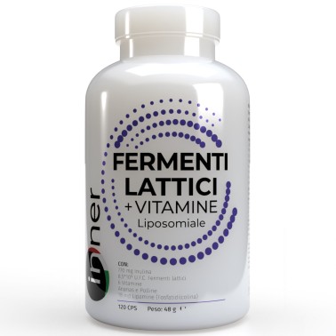 Inner Fermenti Lattici + Vitamine Liposomiale - 120 caps RIMEDI NATURALI