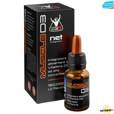 NET INTEGRATORI MUSCLE D3 15 ml VITAMINE
