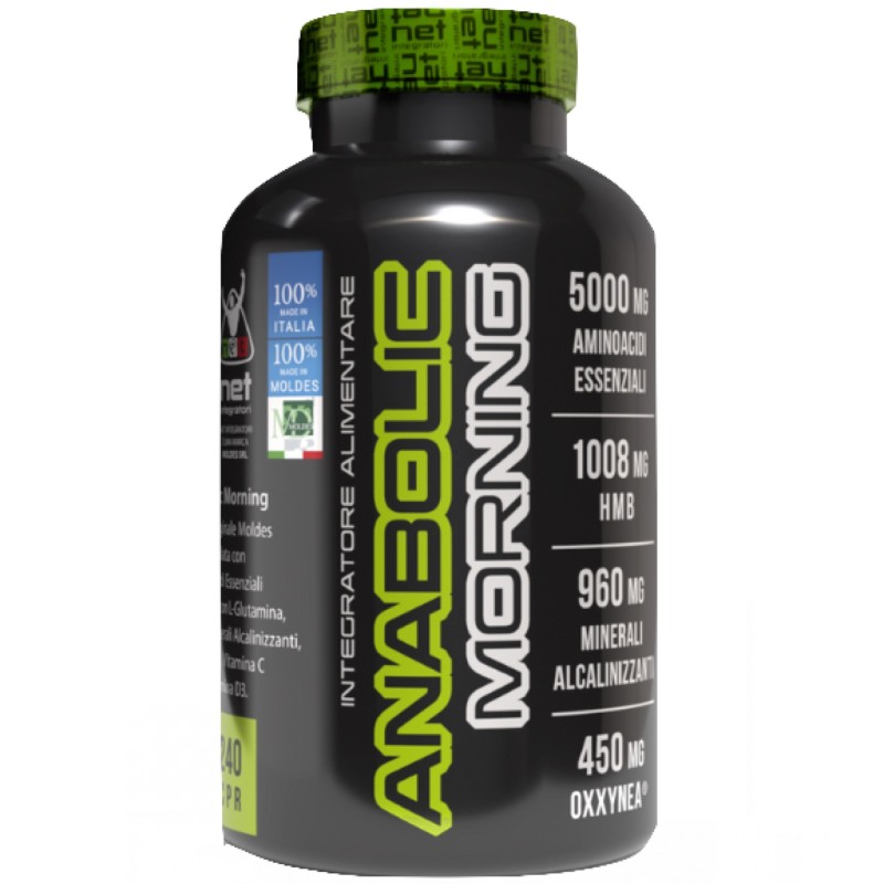 Net Integratori Anabolic Morning 240 cpr Aminoacidi Essenziali per la colazione AMINOACIDI COMPLETI / ESSENZIALI