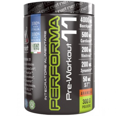 NET INTEGRATORI PERFORMA 11 PREWORKOUT - 300 GR