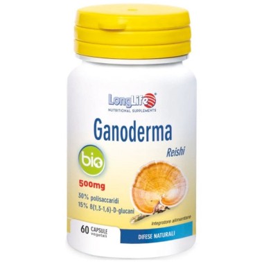 Long Life Ganoderma Bio - 60 caps RIMEDI NATURALI