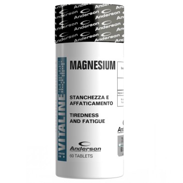 Anderson Magnesium 60 cpr. Integratore di Magnesio Citrato e Carbonato SALI MINERALI