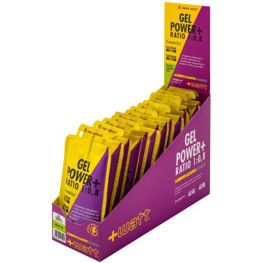 +Watt Gel Power+ Ratio 1:0,8 - 15 gel da 65 ml CARBOIDRATI - ENERGETICI