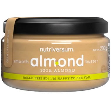 Nutriversum Food Smooth Almond Butter - 200 gr AVENE - ALIMENTI PROTEICI