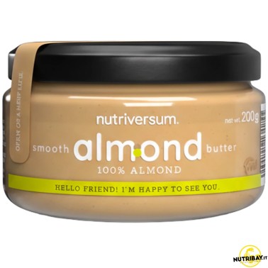 Nutriversum Food Smooth Almond Butter - 200 gr AVENE - ALIMENTI PROTEICI