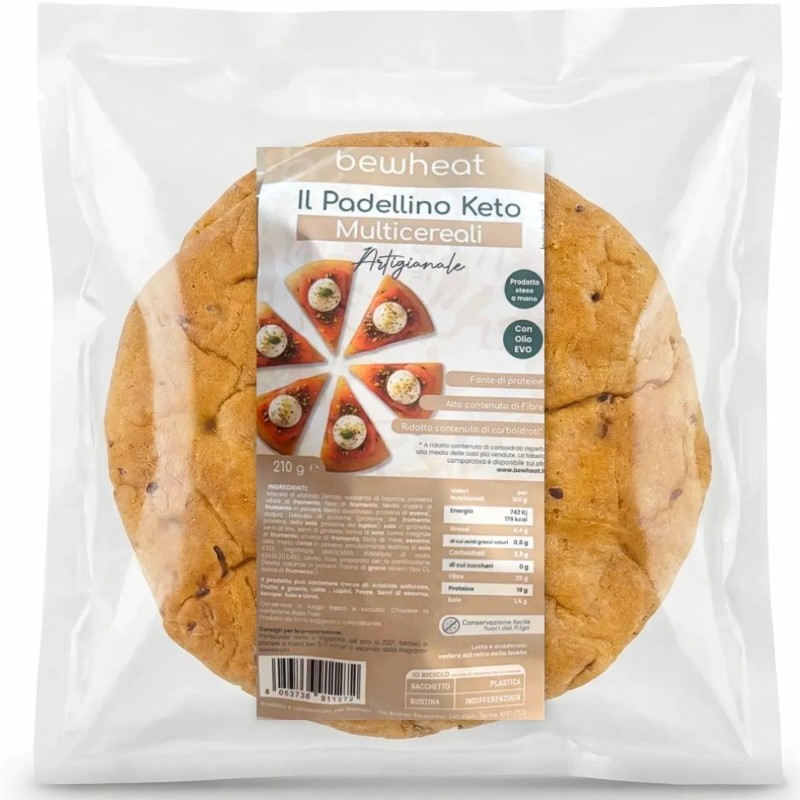 Bewheat Il Padellino Keto Multicereali - Base da 210 AVENE - ALIMENTI PROTEICI