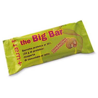 +WATT The Big Bar 24 Barrette Proteiche Ricoperte da 80 gr. gusto COCCO in vendita su Nutribay.it