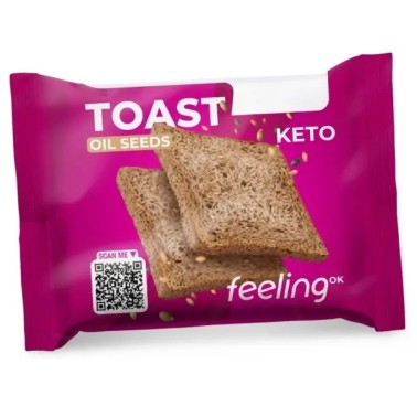 Feeling Ok Mini Toast Keto - 1 confezione da 20 gr AVENE - ALIMENTI PROTEICI