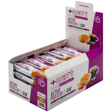 +Watt Active Protein+ Bar - 24 barrette da 40 gr BARRETTE ENERGETICHE
