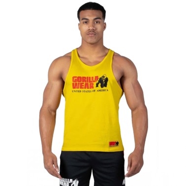 Gorilla Wear Canotta Classica Tank Top - Canotta Giallo ABBIGLIAMENTO
