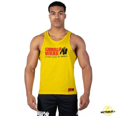 Gorilla Wear Canotta Classica Tank Top - Canotta Giallo ABBIGLIAMENTO