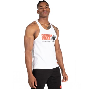 Gorilla Wear Canotta Classica Tank Top - Canotta Bianco ABBIGLIAMENTO