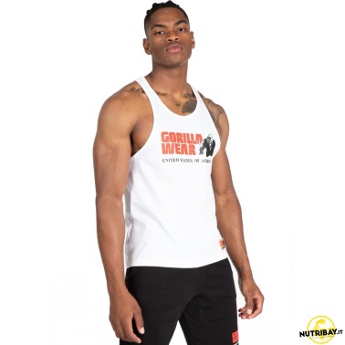 Gorilla Wear Canotta Classica Tank Top - Canotta Bianco ABBIGLIAMENTO
