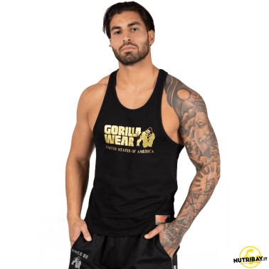 Gorilla Wear Canotta Classica Tank Top - Canotta Oro ABBIGLIAMENTO
