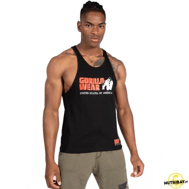 Gorilla Wear Canotta Classica Tank Top - Canotta Nero ABBIGLIAMENTO