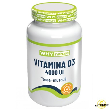 Why Nature Vitamina D3 4000 UI - 60 cpr VITAMINE