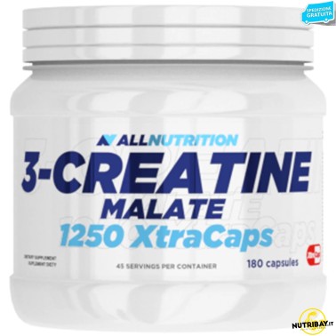 All Nutrition 3-Creatine Malate 1250 XtraCaps - 180 caps CREATINA