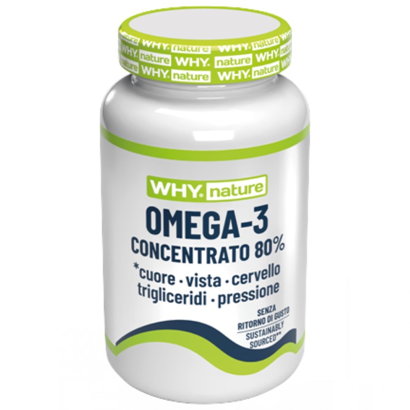 Why Nature Omega 3 Concentrato 80% - 120 softgels OMEGA 3