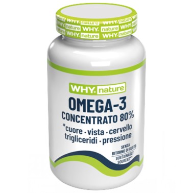 Why Nature Omega 3 Concentrato 80% - 60 softgels OMEGA 3